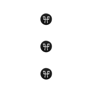 Botão Magnético Horse Pilot Kit com 3 Preto