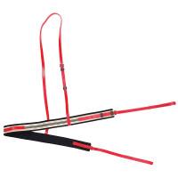 Colar de corrida elástico Zilco Vermelho