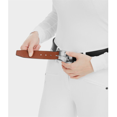 Cinto Horse Pilot Veggie Preto / castanho dourado Cinto Horse Pilot Veggie Preto / castanho dourado