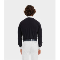 Camisa de competição Aerolight de mangas compridas Horse Pilot para homem Branco