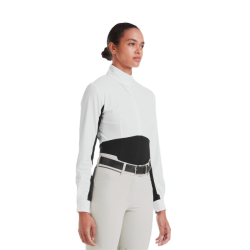 Camisa de competição Monica Horse Pilot de mangas compridas feminina