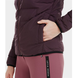 Doudoune Softlight Horse Pilot feminina Degustação de vinhos Violeta