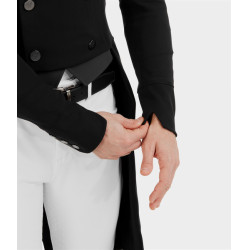 Frac longo Horse Pilot masculino Preto