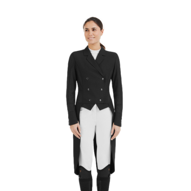 Frac longo de tela Horse Pilot feminino Frac longo de tela Horse Pilot feminino