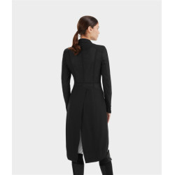 Frac longo de tela Horse Pilot feminino Preto