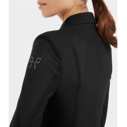 Frac longo de tela Horse Pilot feminino Preto