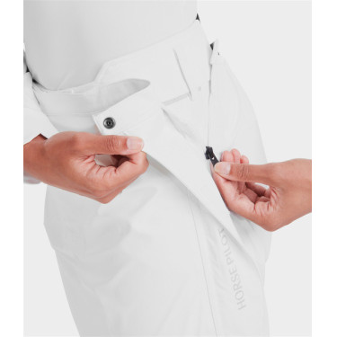 Calça Raintech Horse Pilot unissex Branco