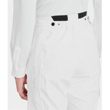 Calça Raintech Horse Pilot unissex Branco
