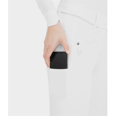Calça X-Balance feminina Horse Pilot Branco