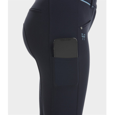 Calça X-Balance feminina Horse Pilot Noite escura Preto