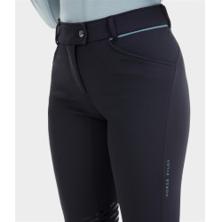 Calça X-Balance inverno Horse Pilot feminina Noite escura Preto