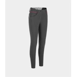 Calça X-Design Horse Pilot feminina Cinzento