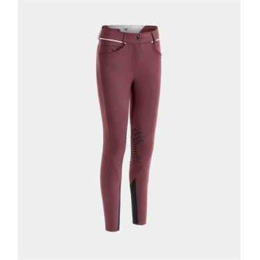 Calça X-Design Horse Pilot feminina Bordéus Bord&amp;amp;amp;amp;amp;ocirc;