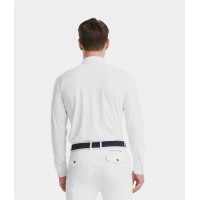 Camisa de competição Aerolight de mangas compridas para homem Horse Pilot Branco Camisa de competição Aerolight de mangas compridas para homem Horse Pilot Branco