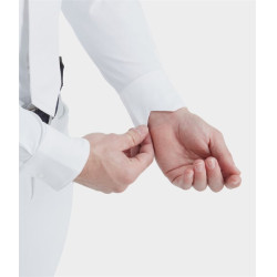 Camisa de competição Aerolight de mangas compridas para homem Horse Pilot Branco Camisa de competição Aerolight de mangas compridas para homem Horse Pilot Branco