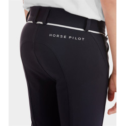Calça X-Design Horse Pilot menino Noite escura Preto