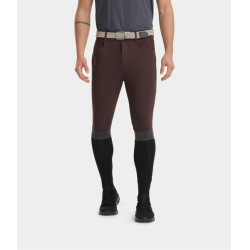 Calça X-Design Horse Pilot masculino Castanho