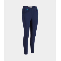 Calça X-Grip Horse Pilot feminina Marinho Azul-marinho