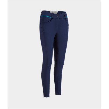 Calça X-Grip Horse Pilot feminina Marinho Azul-marinho