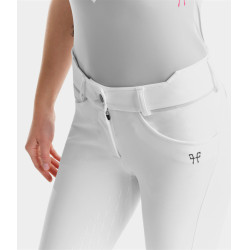 Calça X-Grip Horse Pilot feminina Branco