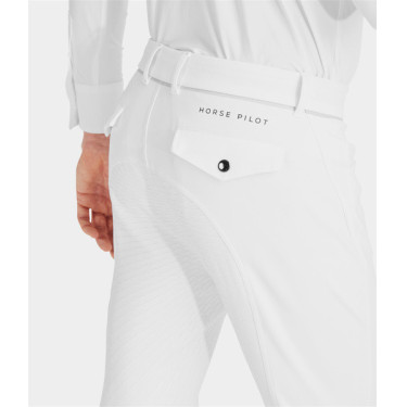 Calça X-Grip Horse Pilot homem Branco