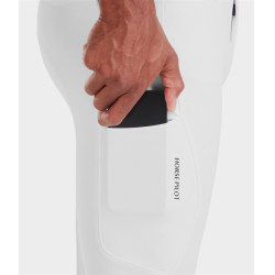 Calça X-Perform Horse Pilot masculino Branco