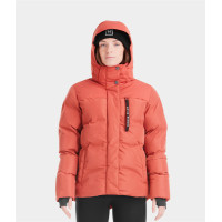 Parka Fahrenheit Horse Pilot feminina Terracota Laranja