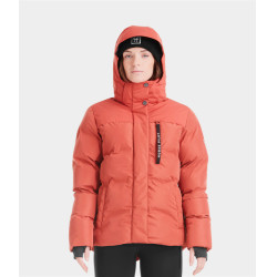 Parka Fahrenheit Horse Pilot feminina Terracota Laranja