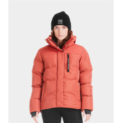 Parka Fahrenheit Horse Pilot feminina Terracota Laranja