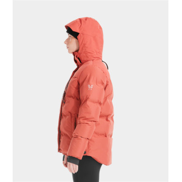 Parka Fahrenheit Horse Pilot feminina Terracota Laranja