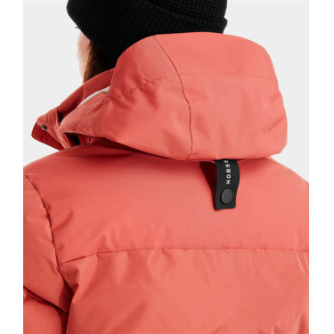 Parka Fahrenheit Horse Pilot feminina Terracota Laranja