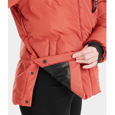 Parka Fahrenheit Horse Pilot feminina Terracota Laranja