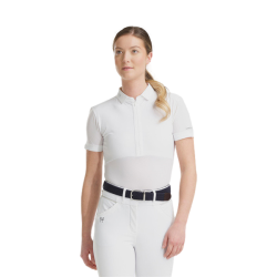 Polo Aeromesh de mangas curtas Horse Pilot feminino