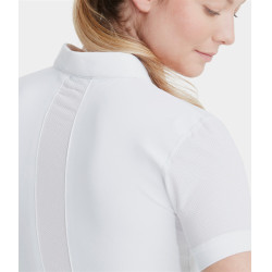 Polo Aeromesh de mangas curtas Horse Pilot feminino Branco Polo Aeromesh de mangas curtas Horse Pilot feminino Branco