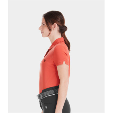 Polo Ariia Horse Pilot feminino Terracota Laranja Polo Ariia Horse Pilot feminino Terracota Laranja