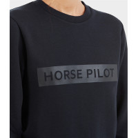 Sweatshirt Horse Pilot Team feminino Azul grafite Sweatshirt Horse Pilot Team feminino Azul grafite