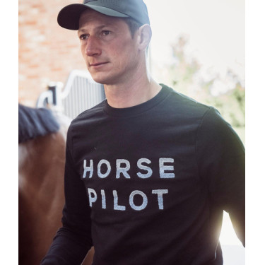 Sweatshirt Horse Pilot Team homem Sweatshirt Horse Pilot Team homem