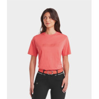 T-shirt Horse Pilot feminino Team Coral rosa