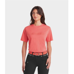 T-shirt Horse Pilot feminino Team Coral rosa