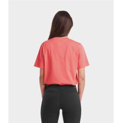 T-shirt Horse Pilot feminino Team Coral rosa