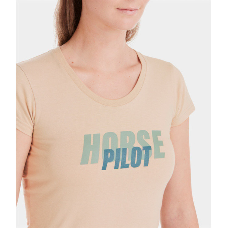 Camiseta Horse Pilot Team feminina Camiseta Horse Pilot Team feminina