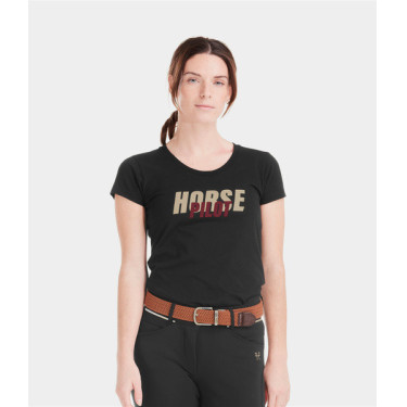 Camiseta Horse Pilot Team feminina Camiseta Horse Pilot Team feminina