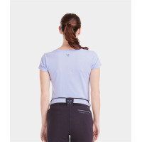 Camiseta Horse Pilot Team feminina Lavanda Violeta