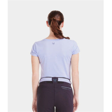 Camiseta Horse Pilot Team feminina Lavanda Violeta