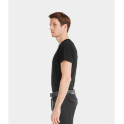 Camiseta Horse Pilot Team homem Preto Camiseta Horse Pilot Team homem Preto
