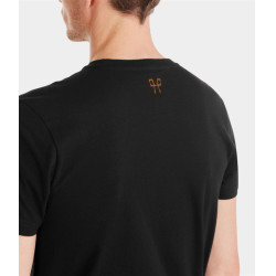 Camiseta Horse Pilot Team homem Preto Camiseta Horse Pilot Team homem Preto