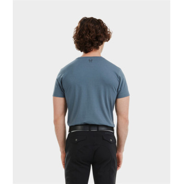 Camiseta Horse Pilot Team homem Índigo vintage Camiseta Horse Pilot Team homem Índigo vintage