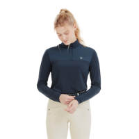 T-shirt Sunrise Horse Pilot feminina Marinho Azul-marinho