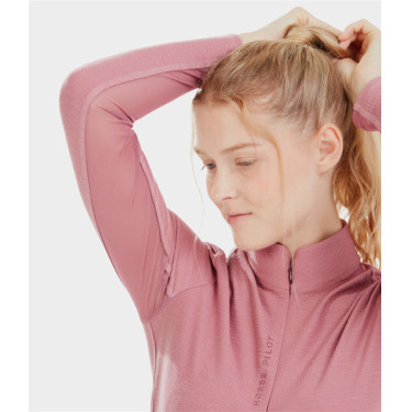 T-shirt Suntech Horse Pilot feminina Rosa mesa