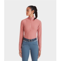 T-shirt Suntech Horse Pilot feminina Pó de tijolo Rosa